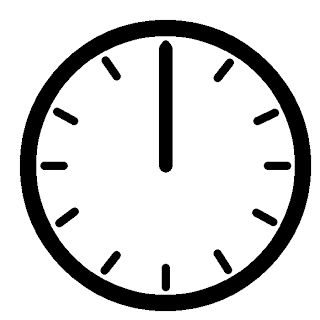 horloge qui tourne